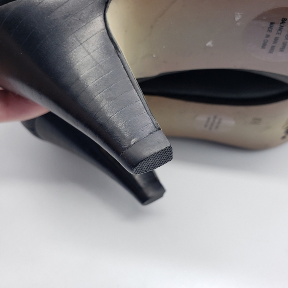 Seychelles women US 8.5 black leather calf high lace up vamp heeled boots - Picture 12 of 13